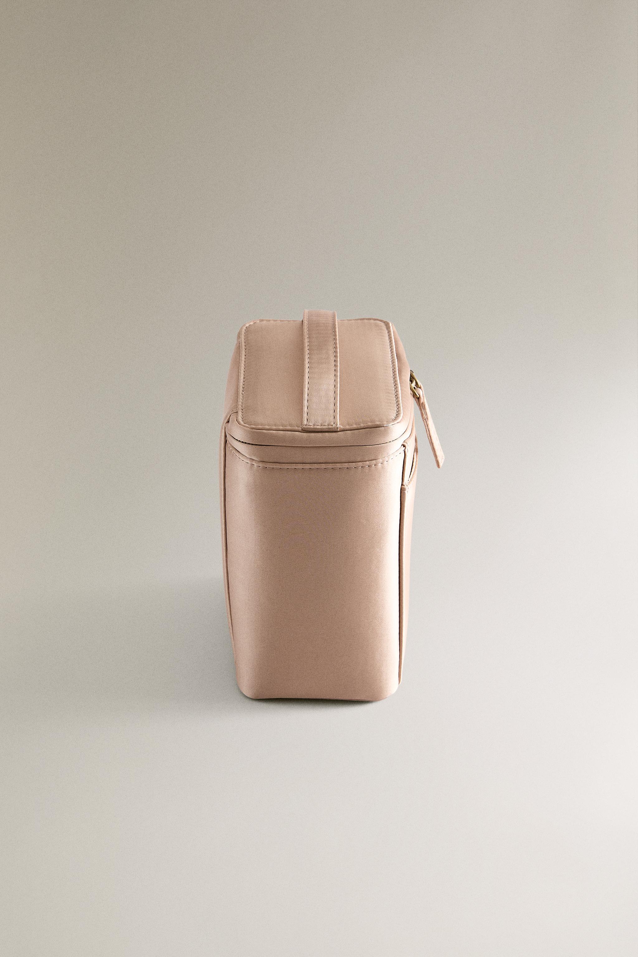 SATEEN BRIEFCASE MAKEUP BAG